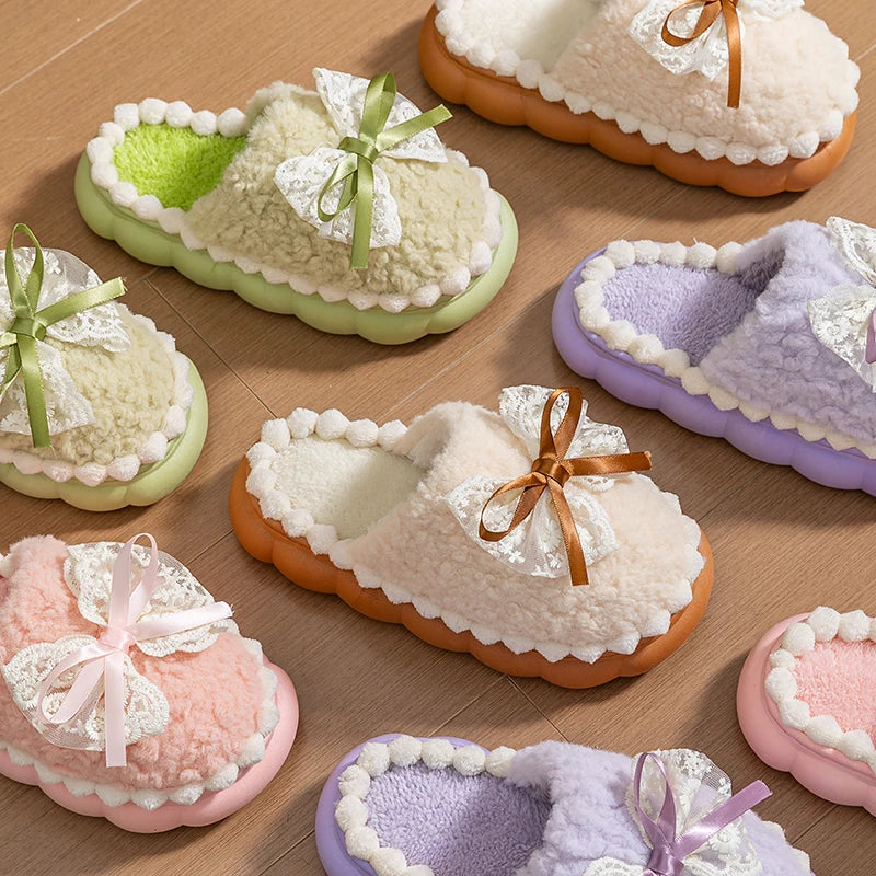 The Snuggly Bow Slipper